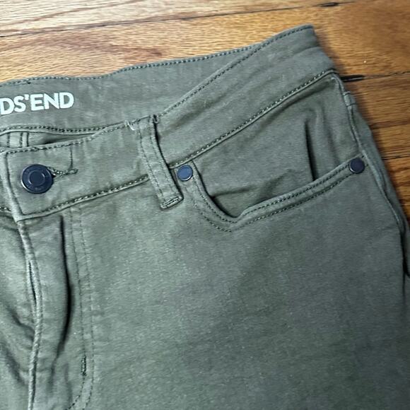 Lands End Not to Low Rise Slim Jeans Green - Picture 4 of 12